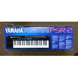 Yamaha PSR-2 portable electronic keyboard, boxed Condition: