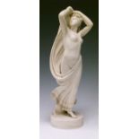 19th Century Copeland parian ware figure - L'Allegro Condition: