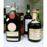 Wines & Spirits - Seven bottles of liqueur comprising: Cointreau x 2, Chartreuse x 2, Benedictine,