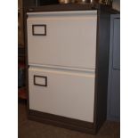 Metal two drawer filing cabinet Condition: