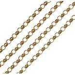 9ct gold belcher link chain Condition: