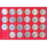 Coins - Collection of twenty-three U.S.A. silver dollars - 1878, 1879, 1880, 1881, 1882 x 2, 1883,