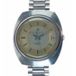 Favre-Leuba - Gentleman's stainless steel cased 32768 Hz quartz wristwatch, the signed silvered