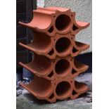 Terracotta patio wine cooler/rack Condition: