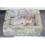 Rectangular stone garden trough Condition: