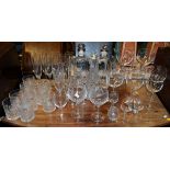 Quantity of table glass, decanters etc Condition: