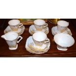 Royal Standard bone china 'Daisy Field' pattern part tea set Condition: