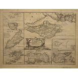 Maps - Robert Morden 'The Smaller Islands in the British Ocean', framed Condition: