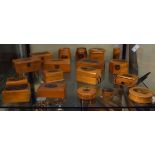 Collection of Mauchline Ware boxes Condition: