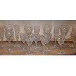 Good quality Baccarat cut crystal suite of table glass Condition: