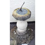 'Stone' garden sun dial Condition: