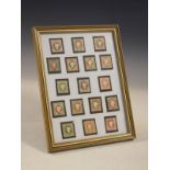 Stamps - Framed display of Heligoland stamps (no guarantee that these are original) Condition: