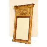 19th Century carved and gilt gesso framed rectangular mirror Condition: