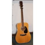 Franconia model W150 acoustic guitar, in leather effect case Condition: