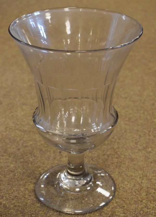 19th Century glass celery vase Condition: