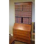 Early 20th Century mahogany and satinwood crossbanded bureau bookcase Condition: