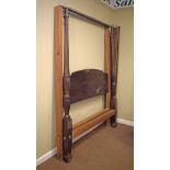 19th/20th Century mahogany four poster bed Condition: