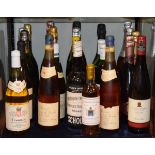 Wines & Spirits - Twenty-five various bottles of white, rose and dessert wine Condition: