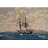 Two John Chancellor limited edition coloured prints - 'Working The Big Tides' and 'HMS Beagle In The
