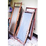 Large quantity of mid 20th Century folding deckchairs Condition: