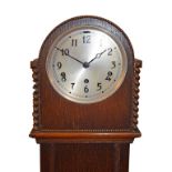 1930's period oak cased grandmother clock Condition: