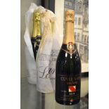 Wines & Spirits - Three bottles of Champagne comprising: Lanson, Harveys Vintage 1973 and Cuvee Napa