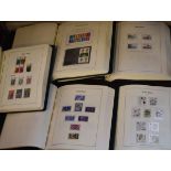 Stamps - Large collection of G.B. stamps, George VI - Elizabeth II, contained in five albums