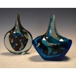 Two Mdina glass Anvil type vases, one dated 1979 Condition: