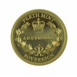 Gold Coins - Elizabeth II Australian proof sovereign 2013, Perth Mint, limited to 1750 coins, in
