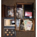 Coins - Large collection of World coinage and bank notes etc Condition: