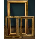 Two giltwood picture frames and one other frame Condition: