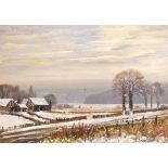 Michael Long (Bristol Savages) - Two watercolours - Landscapes, each signed, framed and glazed