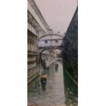 Watercolour - Bridge Of Sighs, Venice, another similar watercolour and a similar pen and ink