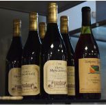 Wines & Spirits - Chateau Moncontour Vouvray 1993, five bottles together with another bottle of