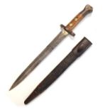 Militaria - British 1888 type bayonet with scabbard Condition: