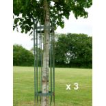 Three metal tree guards Condition: