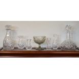 Quantity of various good quality modern cut glassware etc Condition: