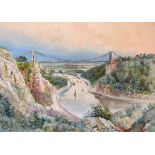 Alexander Handcock - Pair of early 20th Century watercolours - The Avon Gorge, each signed and dated