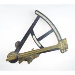 Reproduction brass mounted ebonised sextant Condition: