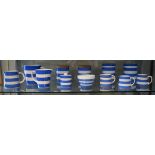 Collection of T.G. Green Cornish Ware including; storage jars, jugs etc Condition: