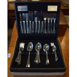 Modern canteen of Viners cutlery, cased Condition: