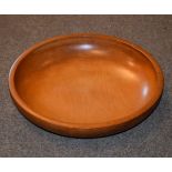 Large modern sycamore shallow bowl Condition: