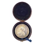 Early 19th Century silver medallion commemorating the Golden Jubilee of King George III 1809 and