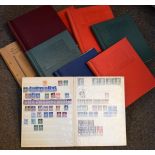 Stamps - Collection of world stamps in eight albums Condition: