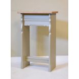 Small partially painted oak lectern Condition: