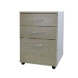 Modern beech finish chest of three drawers Condition: