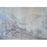 18th Century English School - Watercolour - A North East Perspective View Of Bristol Hot-Well