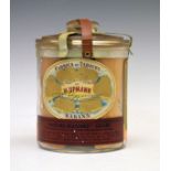 Cigars - Forty-six H.Upmann of Havana petite coronas in the original glass jar with leather strap