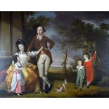 Attributed to Francis Wheatley (1747-1801) - Oil on canvas - The Wolfe Family of Forenaughts