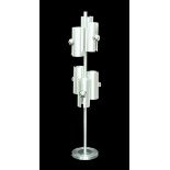 Modern Design - 1960's/70's period brushed aluminium floor lamp Condition: